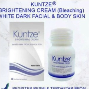 PEMUTIH TUBUH - PENCERAH KETIAK - KUNTZE BRIGHTENING CREAM WHITE FACIAL N BODY SKIN - BRIGHTENING CREAM