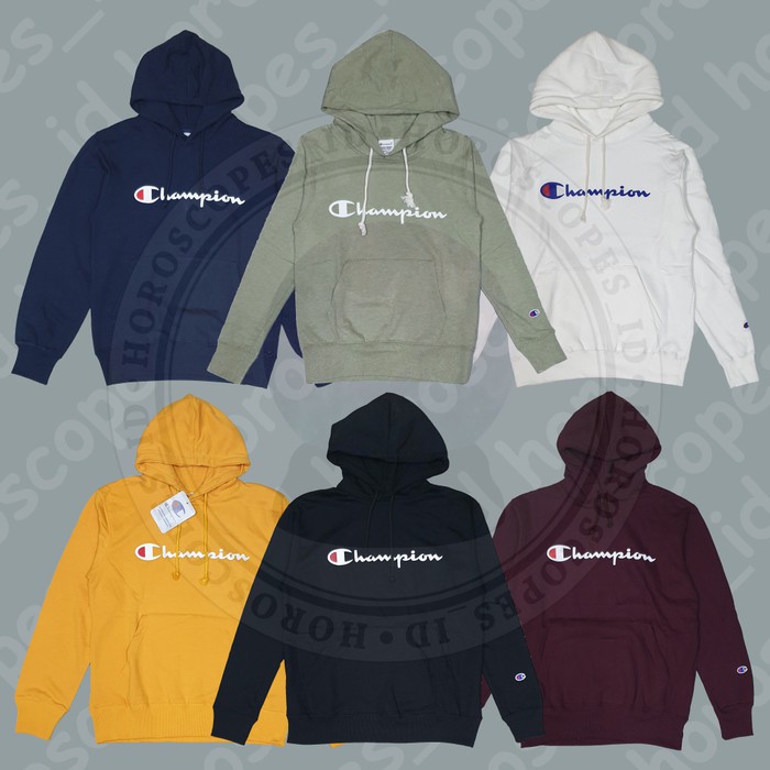 

Flash Sale - Champion Script Hoodie Sablon Black - Tulis D Catatan