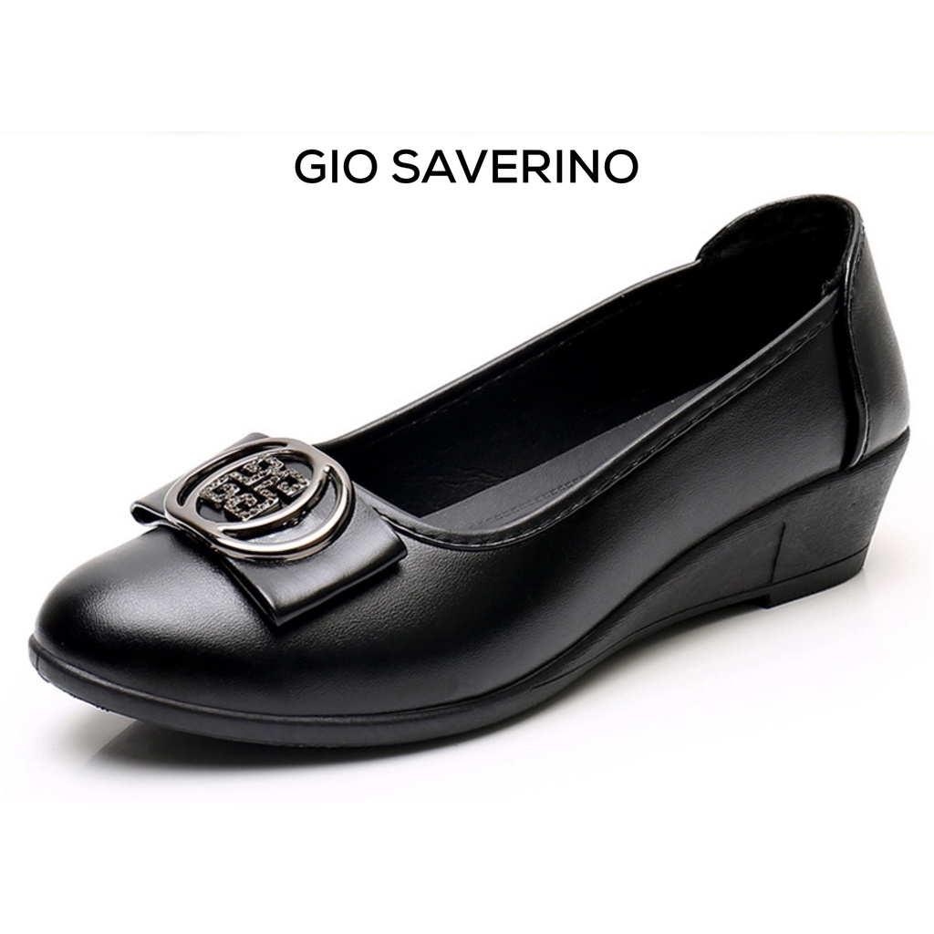 LIMITED GIO SAVERINO SEPATU WEDGES KERJA WANITA HANNA