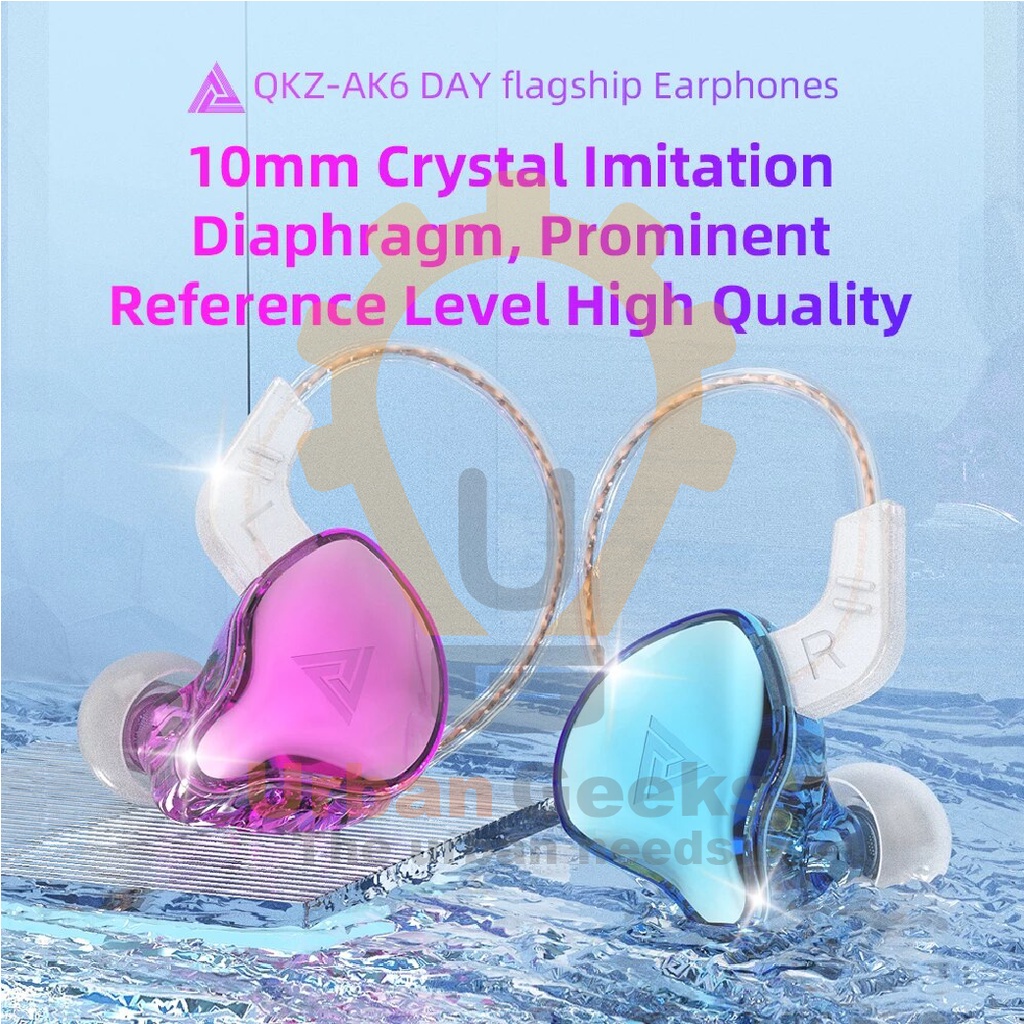 Earphones QKZ AK6 DAY HIFI Bass Dynamic WITH MIC