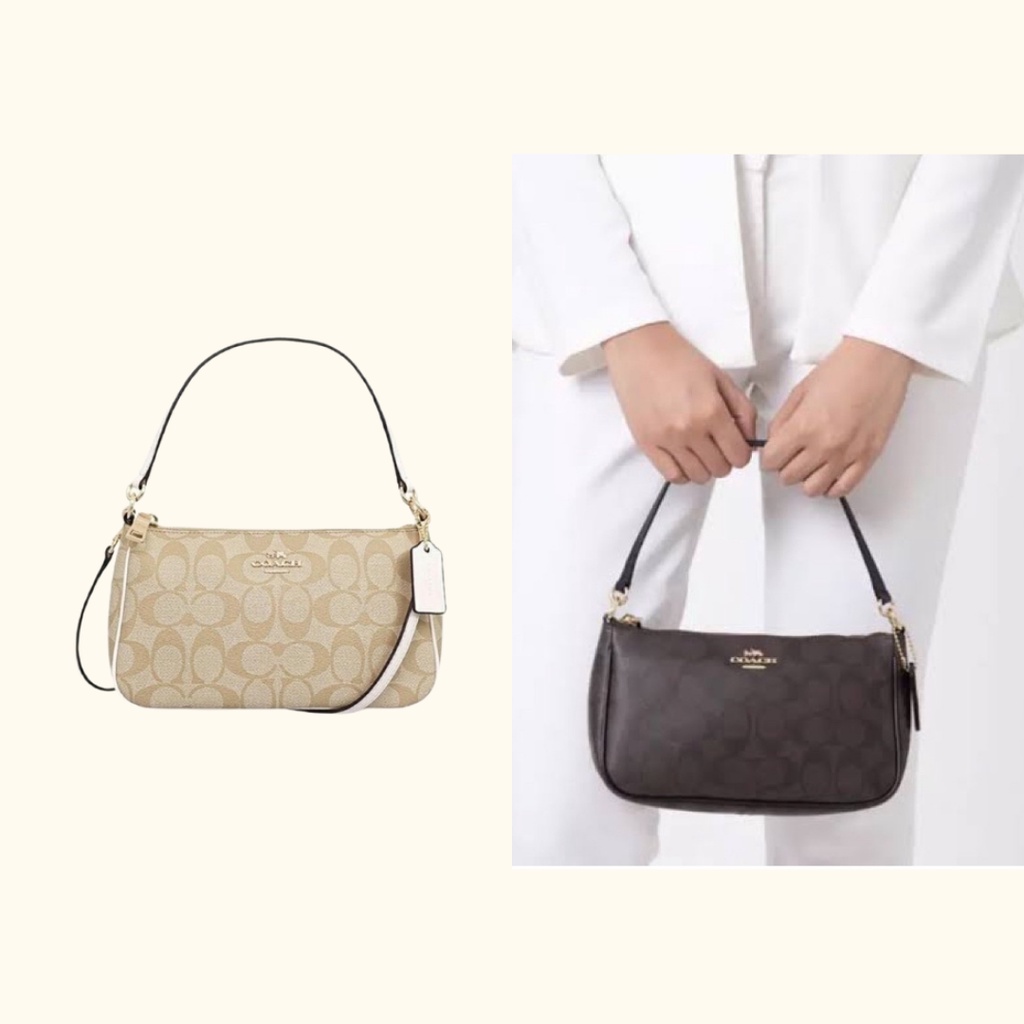 Coach Bag F36674 Shoulderbag/Coach Tas Slingbag Mini - Chalk