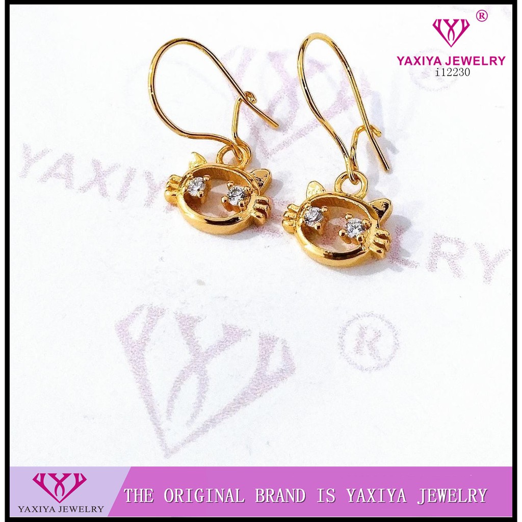

Anting Emas Fashion Hello Kitty Perhiasan Lapis Emas 18K Yaxiya Jewelry 143