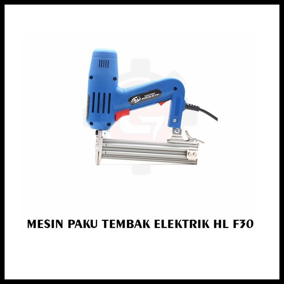

MESIN PAKU TEMBAK LISTRIK STAPLES ELEKTRIK HL F30 ISI PAKU MODEL LURUS HAD21