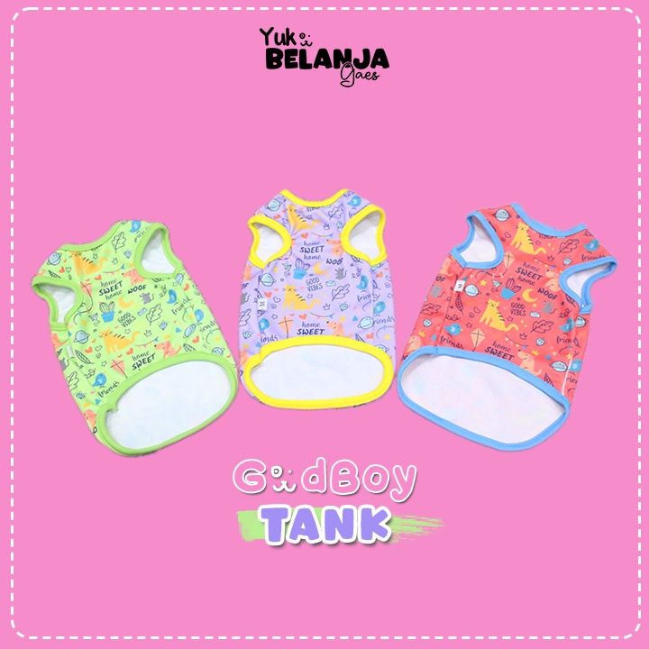 Baju Kucing Bahan Polyester Goodboy Tank Series Terlucu Baju Kucing anjing kelinci Lucu murah Size S-XL / Yuk Belanja Gaes!