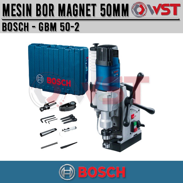 Magnetic Drill Bosch GBM 50-2 Mesin Bor Magnet 50mm