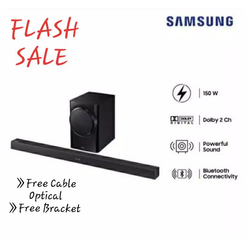 SOUNDBAR SAMSUNG HW-K350 DOLBY DTS 2.1Ch POWERFULL SOUND GARANSI RESMI SAMSUNG