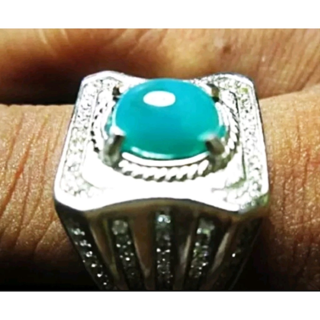 BACAN DOKO batu akik natural bacan doko majiko super kristal size kantoran