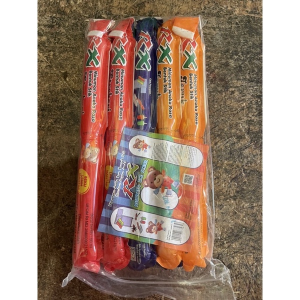 

minuman aneka rasa RX assorted ice stick