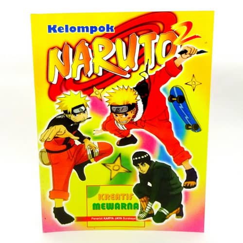 Buku Mewarna Kartun Naruto