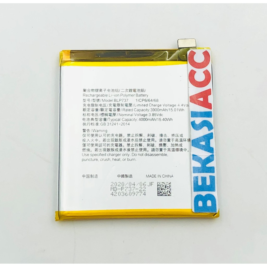 BATERAI OPPO RENO 2Z / BATERAI OPPO RENO 2Z / BATRE OPPO BLP737 ORI