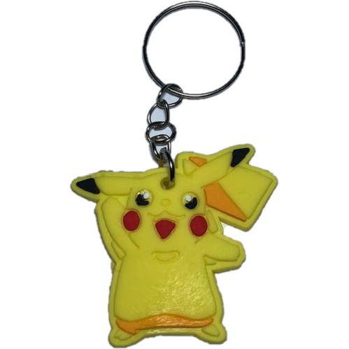 PEACH - Gantungan Kunci Karakter Unik Keychain PVC Souvenir / Souvenir Gantungan Kunci Karakter Lucu G210-Pikachiu