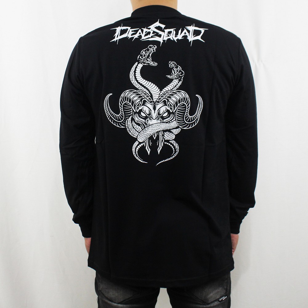 BAJU MUSIK DEADSQUAD LENGAN PANJANG 04 - BAJU LENGAN PANJANG DEADSQUAD - LONGSLEEVE PRIA MUSIK - LONGSLEEVE MUSIK - BAJU MUSIK LENGAN PANJANG - BURGERKILL - JASAD - JERUJI - IRON MAIDEN - BLACK SABATH