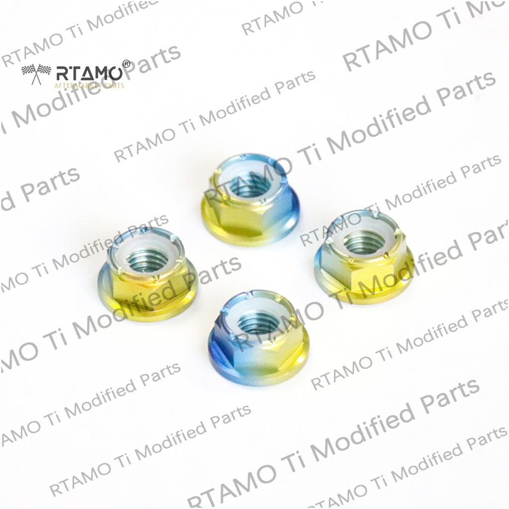 Rtamo-Bolt GR5 nylon lock flange hex nut M6/M8 sprocket nut and  M16 metal locking fit beat scoopy vario/vario 125 50-3