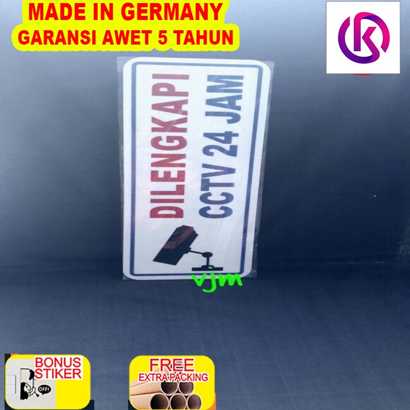 

Terlaris Plat CCTV 24jam 14x40cm