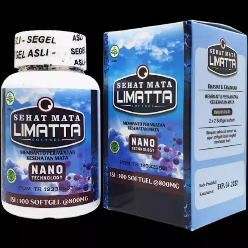 Walatra  Mata Limatta Softgel Asli - Walatra Sehat Mata Limata Obat Mata Merah Minus Rabun Katarak