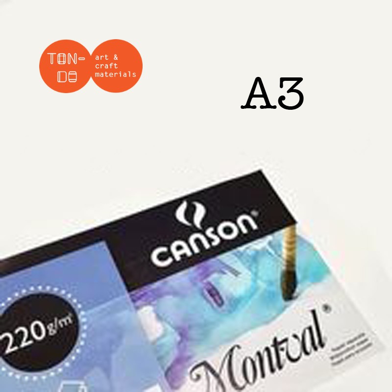 

CANSON MONTVAL 220GSM 5 SHEETS A3