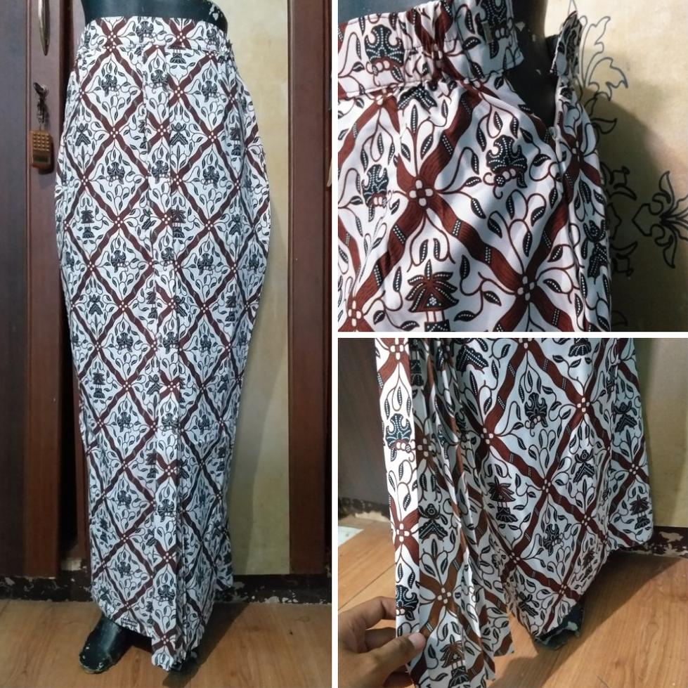 NEW ARRIVAL 9037 ROK BATIK WIRON SPAN PUTIH / ROK BATIK KLASIK / ROK WIRU / ROK SPAN KEBAYA ㊋