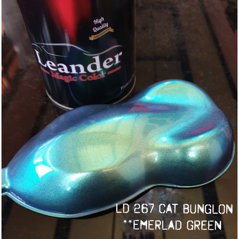 biang cat bunglon grade special 10ml chameleon 267 Emerlad green leander