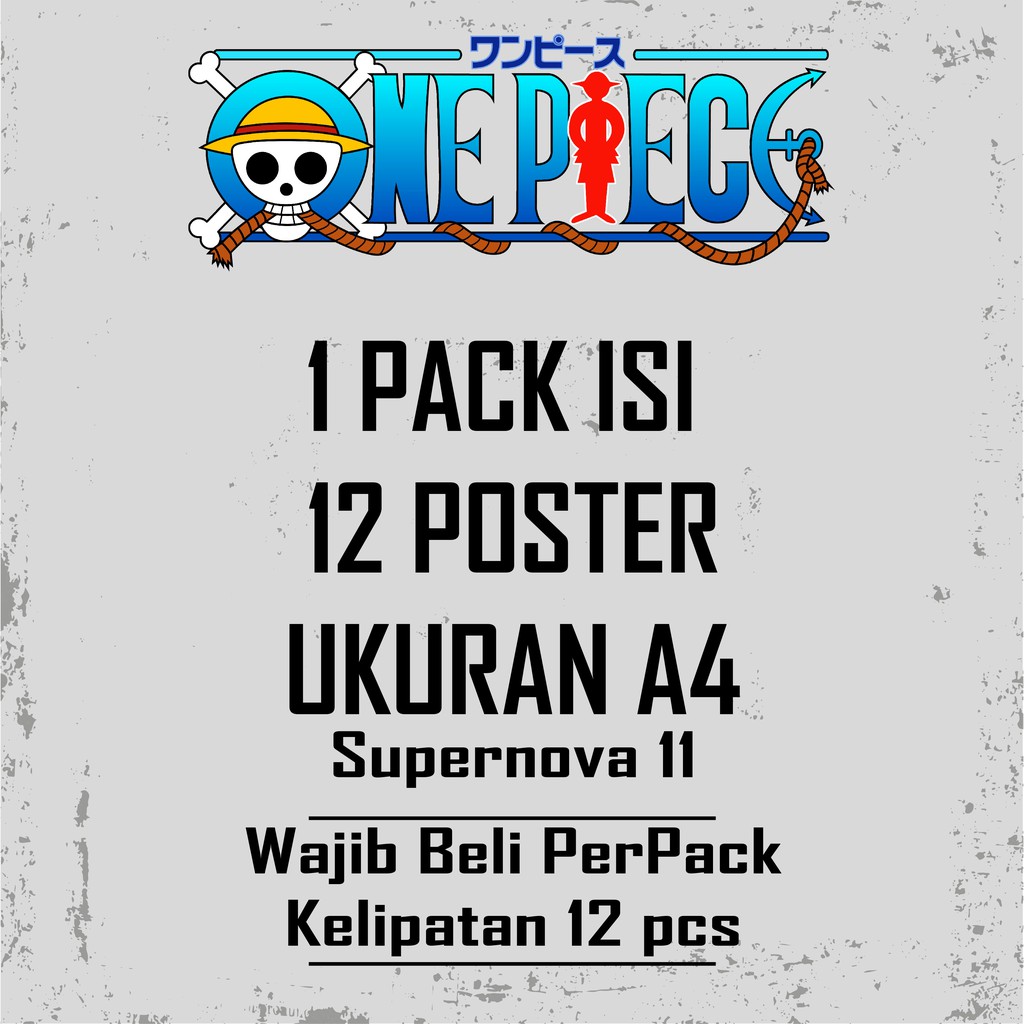 Poster bounty One Piece 11SuperNova