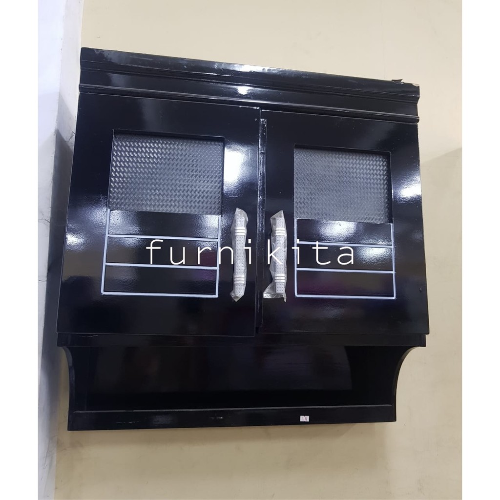 Rak Dapur Gantung Atas 2 Pintu Kitchen Set Minimalis Murah