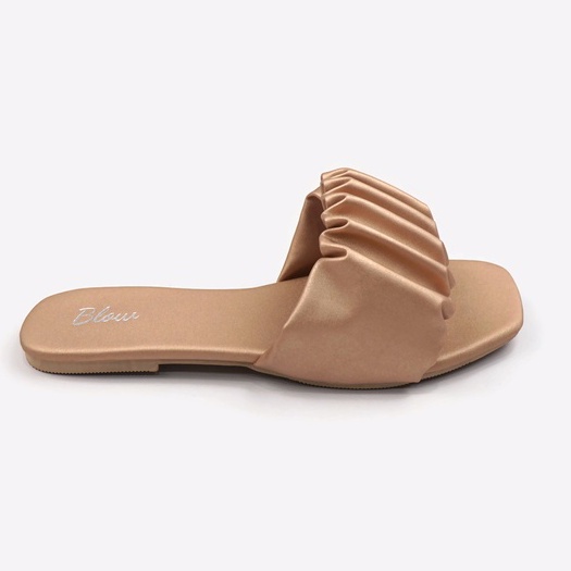 Blow Latisha Sandal Slide Scrunchie Wanita BLNI 0030-Peach