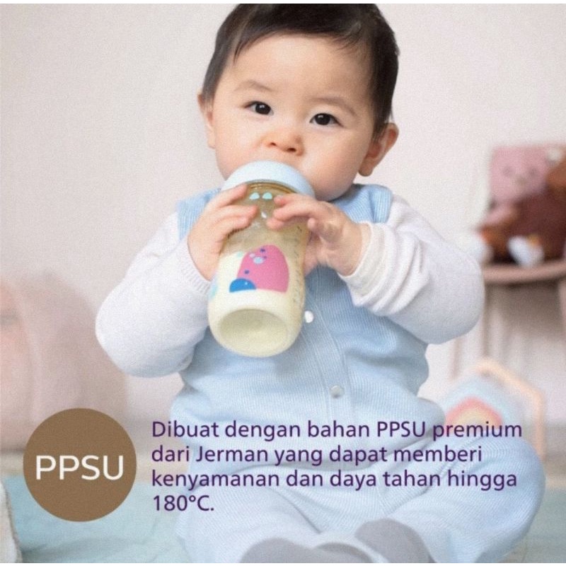 Philips Avent Natural PPSU Bottle 260 ml Twin Pack - Botol Susu Bayi