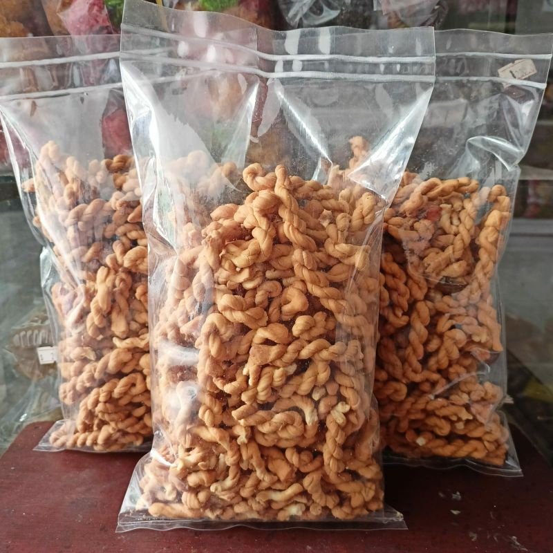 

plintiran manis, kue plintir, pluntiran manis, jajan jadul, plintiran 250g