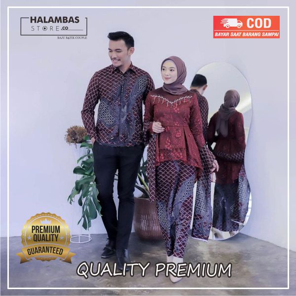 Kebaya Modern Baju Kondangan Wanita Batik Couple Modern Kebaya Batik Brukat Sarimbit Set Couple Kond