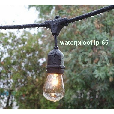 PAKET Fitting Gantung Lampu Outdoor 10 Meter ( 10 Fitting )