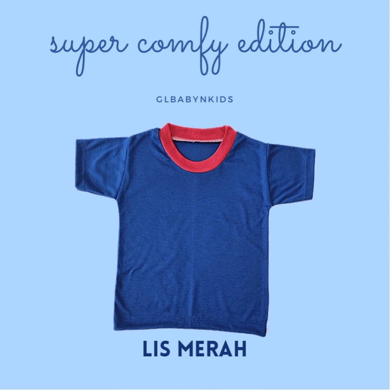 [Ecer] Atasan Kaos Distro Anak Polos Superhero Lengan Pendek Oblong Anak Katun All Size 6-12 Bulan