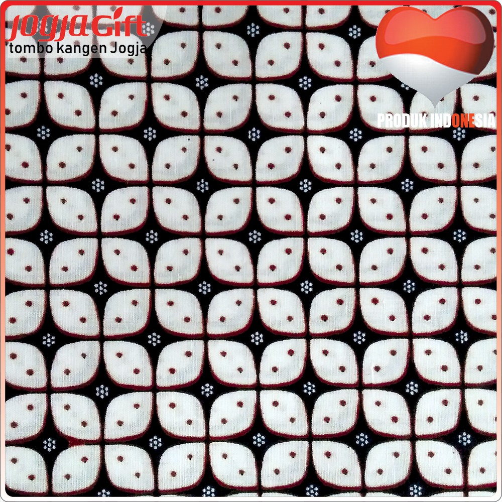 Kain Batik Halus Khas Jogja Motif Kawung Picis