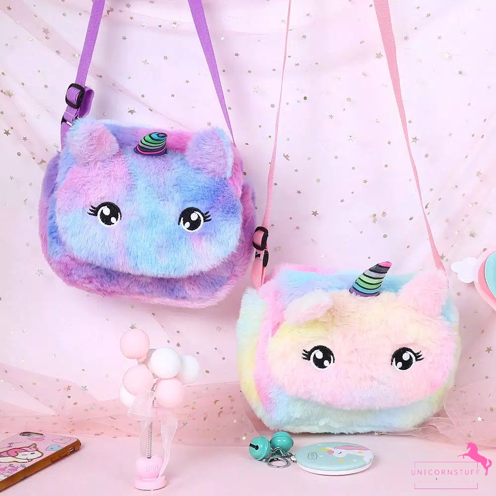 Tas Selempang Unicorn Anak Les Pergi Perempuan Cewek Kado Ulang Tahun Hadiah SLING BAG