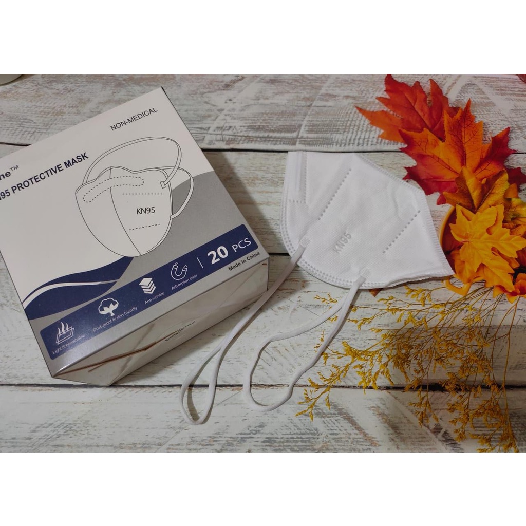 Masker Dewasa KN95 FICHE  HIJAB / Headloop Premium Face Mask 1 Box 20pcs