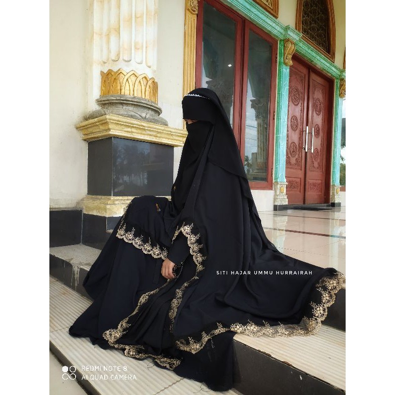 set gamis renda putri