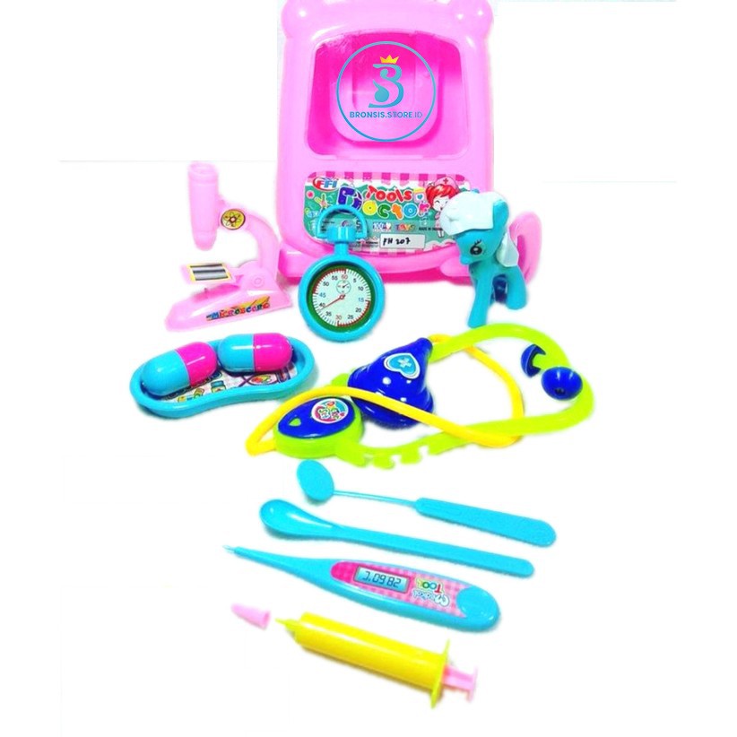 WU - Mainan Edukasi Anak Koper Mini Dokter - Doctor Set FH 207
