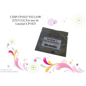 Chip Toner HP Laserjet CP1025 CP1215 CE310A CE311A CE312A CE313A YELLOW