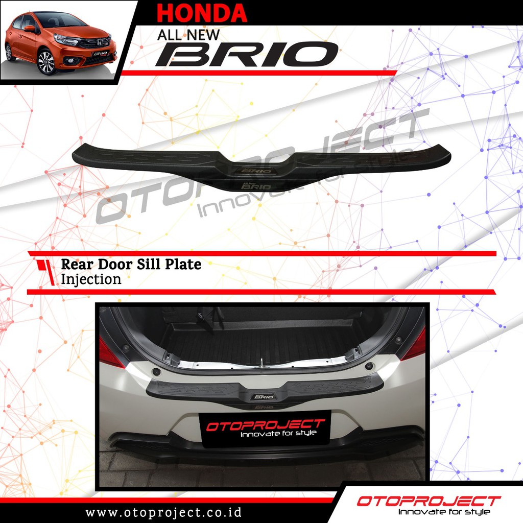 Sillplate Sill Sil Plate Belakang All New Brio INJECTION