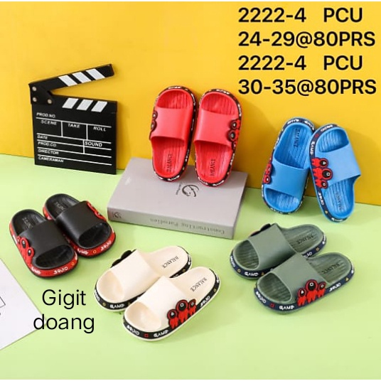 SANDAL JELLY IMPORT  Sandal Balance Anak Cowok 2222-2 Sandal Import Anak Karakter terviral