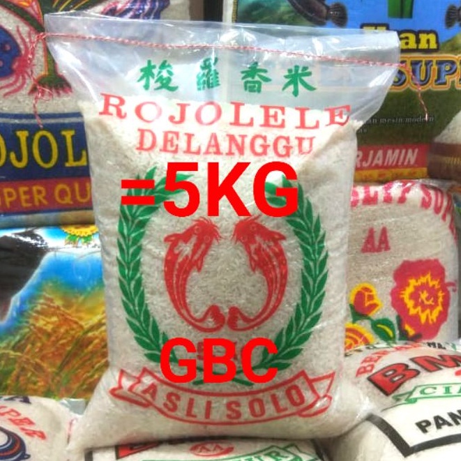 

BERAS ROJOLELE DELANGGU ASLI SOLO 5KG 10KG 20KG