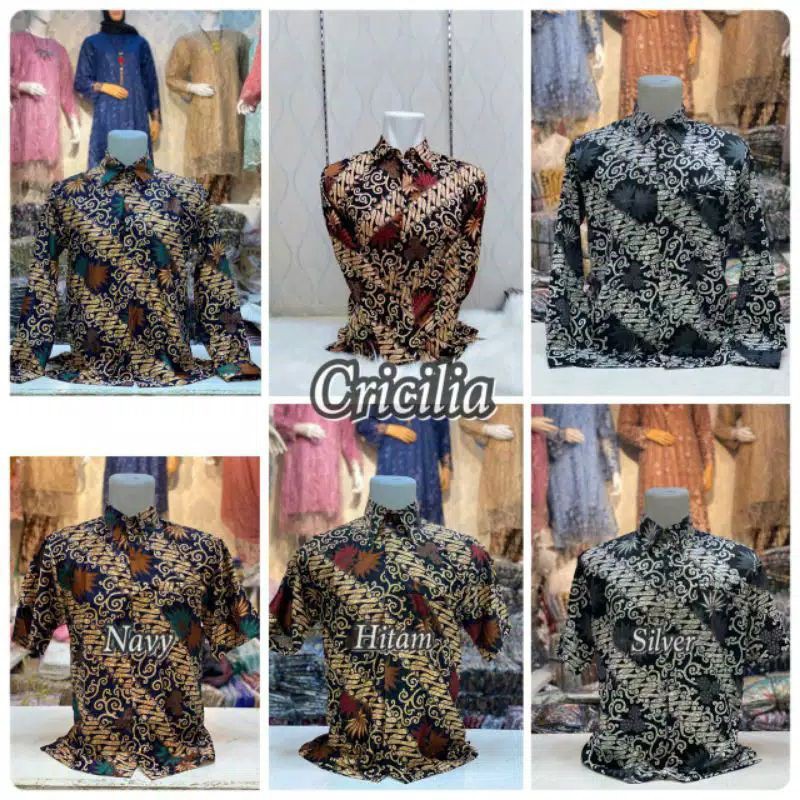 batik kemeja pria / kemeja batik kebaya / kemeja batik