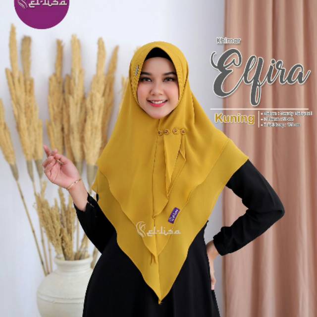 Khimar elfira ORI ellisa hijab✔️COD