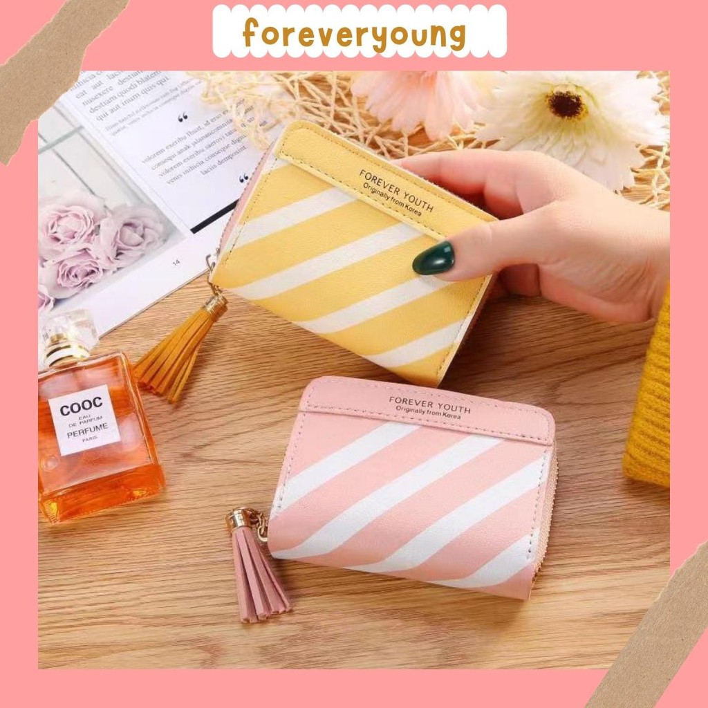 (Fy) COD DOMPET IMPORT DOMPET  LIPAT PENDEK DOMPET LIPAT MINI WANITA IMPORT MURAH REAL PIC