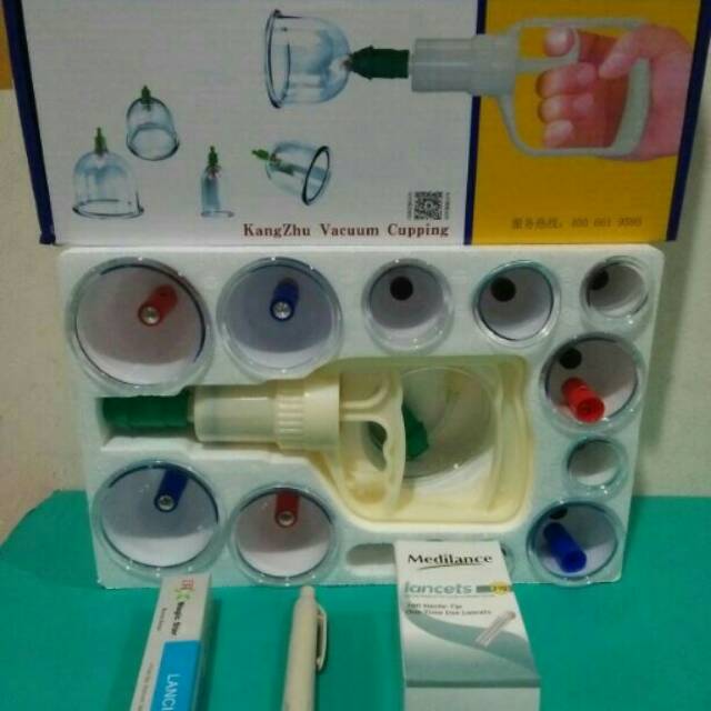 Paket Kop Bekam Kangzhu Komplit Siap Pakai