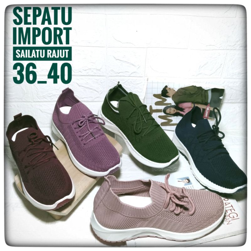 sepatu rajut import sailatu kerren