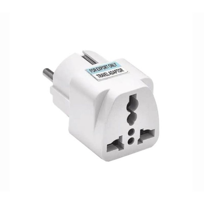 Adaptor Trafel CHARGER SNI / Sambungan Charger Kaki 3 ke Kaki 2 SNI / EU KR Plug Adapter Converter