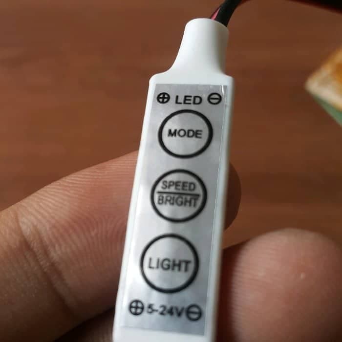 KONTROLER MINI LED SINGLE COLOR DIMMER DAN STROBO 12-24V kontroler