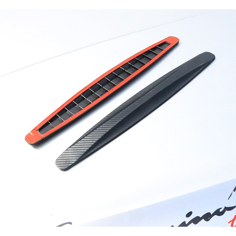 Bumper Guard Karet Pelindung Sudut Mobil Motif CARBON Texture Fleksibel 2 sisi Universal