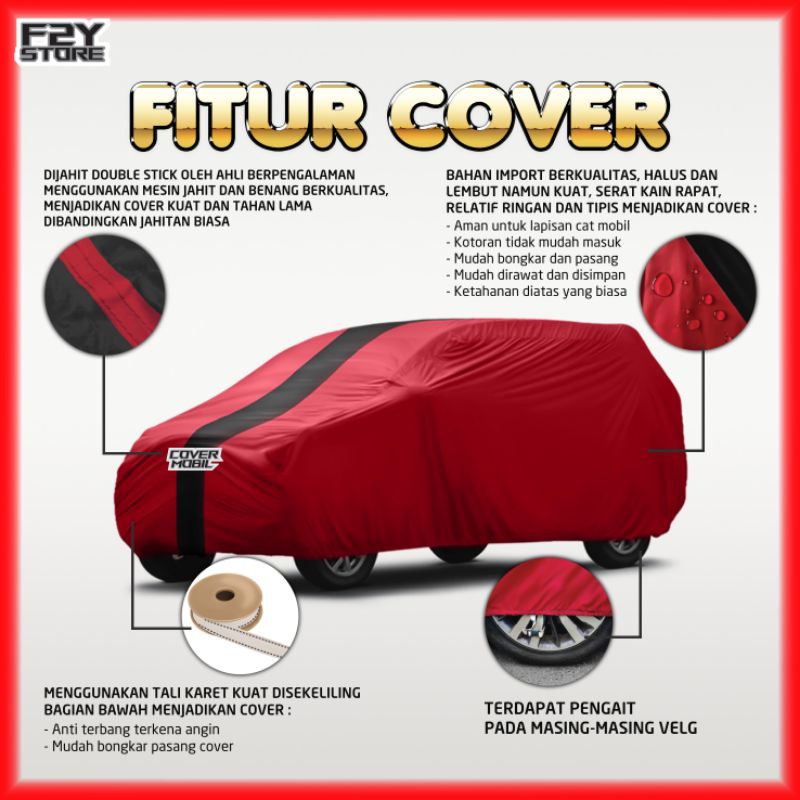 Cover Sarung Mobil Terios, Rush, Xpander, Ertiga, XL7, HRV, BRV, CRV, Kijang, Panther