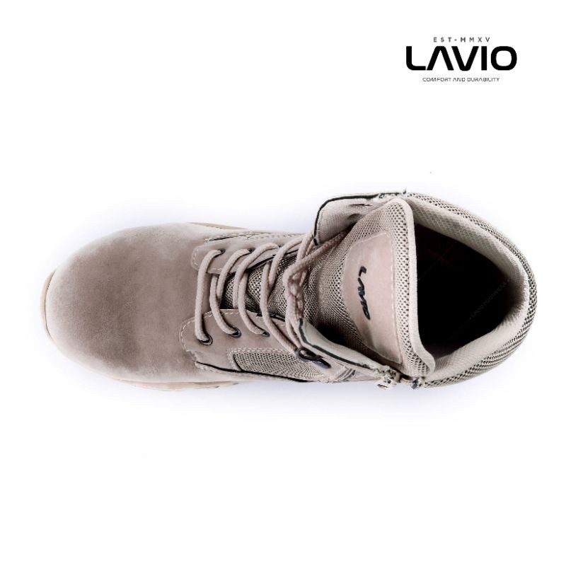 Lavio DNS High Sepatu Safety Boots Hiking Pria Sol Karet Anti Slip