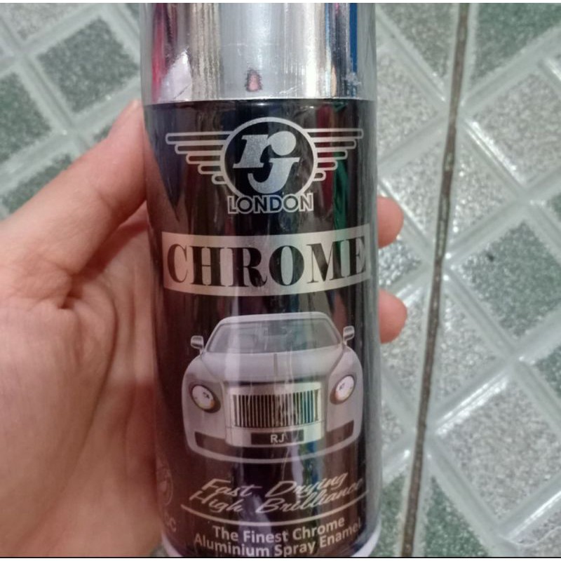 Pilok Pilox RJ London Warna Chrome / Stainless 150cc (Kecil)